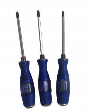 Отвертка крестовая с дефектом 24 см.1 шт.