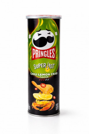 Чипсы-кислый, острый вкус с ароматом лимона и рака