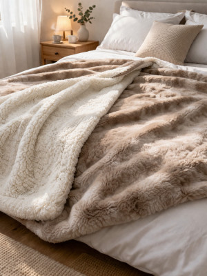 Плед двухсторонний 220*230 см.1 шт.