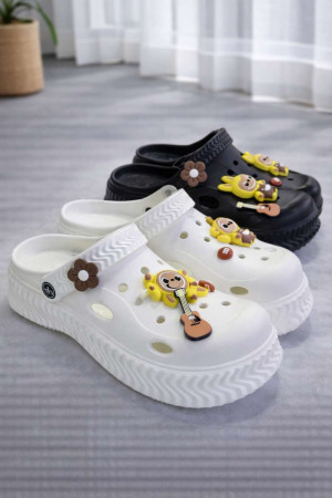 Шлепки женские с джибитсами  р.36-41 1 пара / 12 пар в коробке/