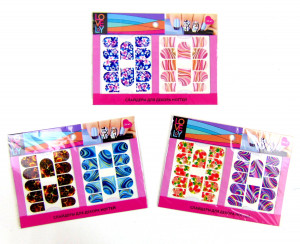 Слайдеры для декора ногтей 24 шт.