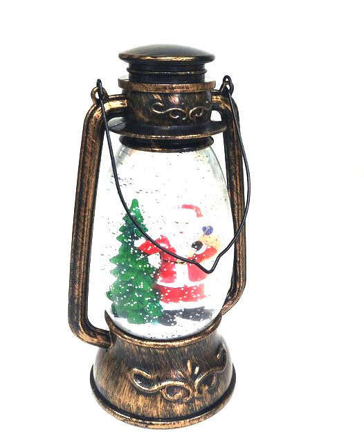 Фонарь новогодний музыкальный с подсветкой 24 см.1 шт.