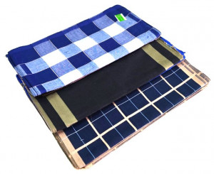 Платочек носовой мужской 100% коттон 30 см./ 12 шт.упаковка/ 1 шт.