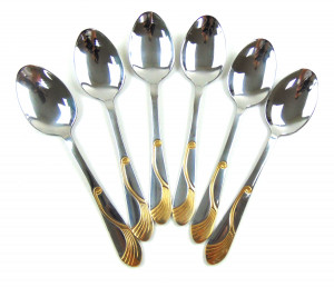 Набор столовых ложек нержавеющая сталь 20 см.6 шт.
