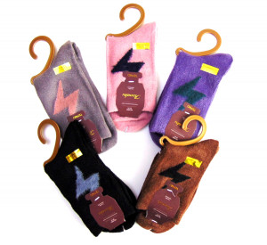 Носки женские термо р.37-41 50%кашемир 30%хлопок 5% эластан /10 пар в упаковке/1 пара