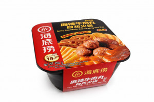 Саморазогревающаяся лапша Хо-го со вкусом пряно-острых говяжьих фрикаделек 280 гр.