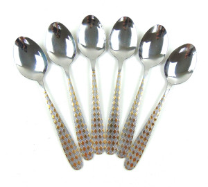 Набор столовых ложек нержавеющая сталь 20,5 см.6 шт.