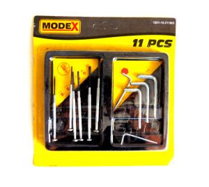 Набор микроотверток 11 деталей 18*19 см.