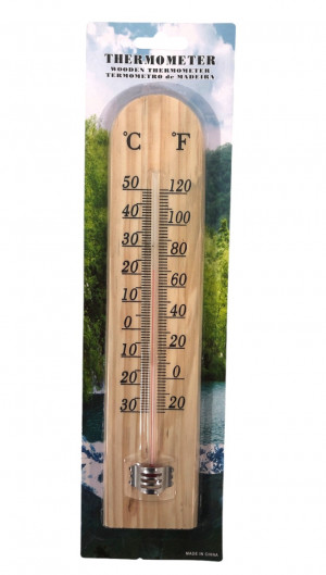 Термометр деревянный 25*5 см.1 шт./144 шт.коробка/