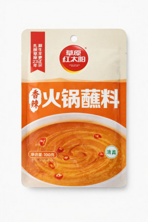 Остро-пряный соус для хого CaoYuanHongTaiYang 100г