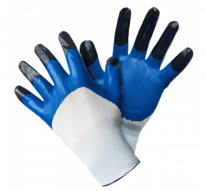 Перчатки нейлоновые с нитриловым покрытием 1 пара