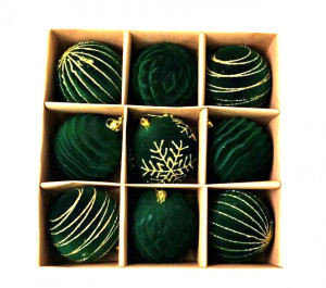 Шабор шаров 9 шт.9 см.