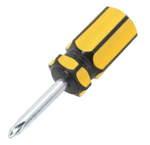 Отвертка портативная крестообразная 9 см.1 шт.