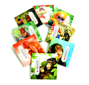 Термометр комнатный на керамическом магните 8 см.1 шт.