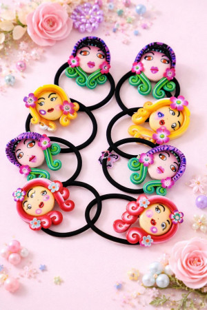 Резинка для волос 1 шт.5*6 см.