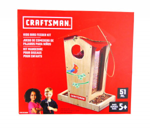 Набор для творчества деревянный  Кормушка для птиц с красками 51 деталей 6*25*28 см.