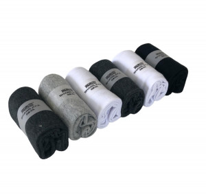 Набор мужских носок в коробке 6 пар 24-26 см.95 % хлопок