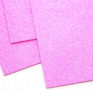 Фоамиран глиттерный Розовый 20*30 см.2 мм.1 шт.