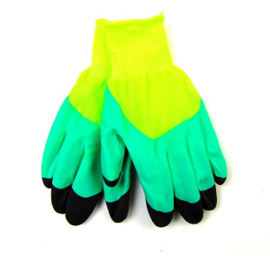 Перчатки нейлоновые со вспененным двойным латексным покрытием 1 пара /720 шт.коробка/