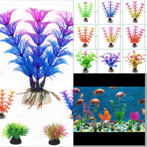 Растения для аквариума на гипсовой ножке 11 см.1 шт./1000 шт.коробка/