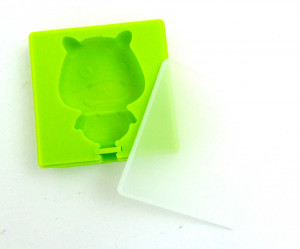 Форма силиконовая с крышкой для мастики,шоколада,мыла 10 см.1 шт.