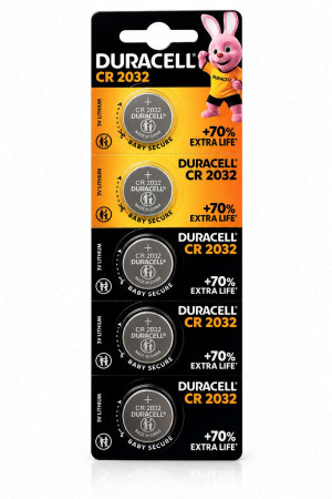 Батарейки Duracell  5 штук CR 2032