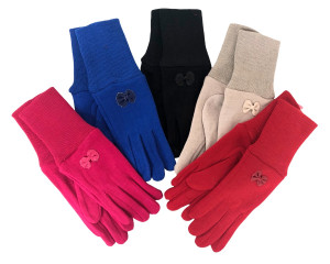 Перчатки подростковые с мехом 1 пара