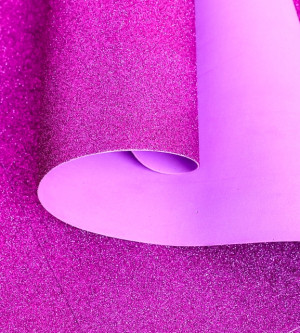 Фоамиран глиттерный Сиреневый  20*30 см.2 мм.1 шт.