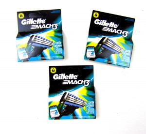 СМЕННЫЕ КАССЕТЫ ДЛЯ БРИТЬЯ GILLETTE MACH 3 /2 шт./ 1 уп./360 шт.коробка/