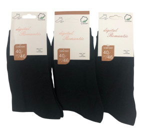 Носки мужские 97 % хлопок р.40-46 / 12 пар в упаковке/ 1 пара