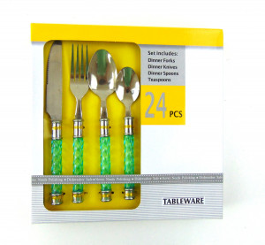 Набор столовых приборов 24 предмета 24*24 см.