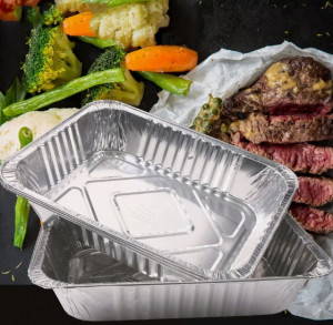 Формы из фольги для запекания 2 шт.6,5*26,5*32,5 см.