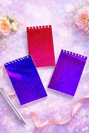 Блокнот мягкая обложка на спирали 8*13 см.