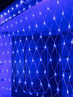 Гирлянда сетка Синяя 3,5 м.*3 м.