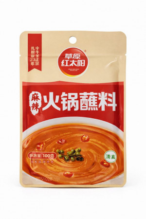 Соус для хого с терпко-острым вкусом CaoYuanHongTaiYang 100г