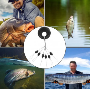 Набор стопоров  рыболовных для поплавков 100  шт.