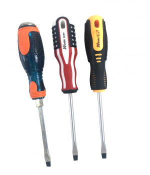 Отвертка шлицевая 21 см.1 шт.