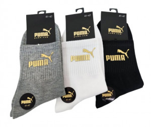Носки мужские  PUMA 95 % хлопок р.41-47 / 10 пар в упаковке/ 1 пара