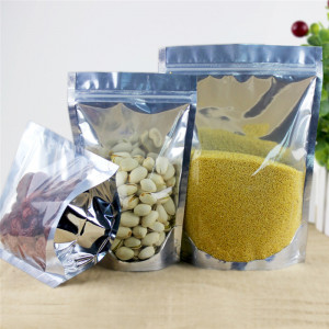 Набор пакетов на молнии  фольгированные для пищевых продуктов 16*24,14*20 см.5 шт.