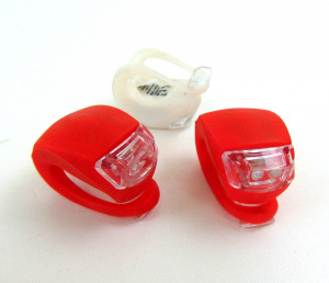 Фонарь для велосипеда силикон 3*5 см.1 шт.