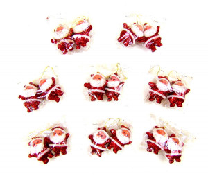 Подвеска Дед мороз 2 шт.5 см.с дефектом