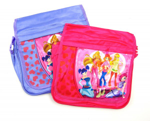 Сумка с длинным ремешком на молнии 27*28 см.1 шт.