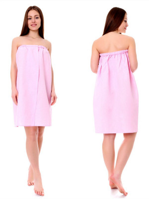 Полотенце-парео махровое на кнопках 74 см.1 шт.