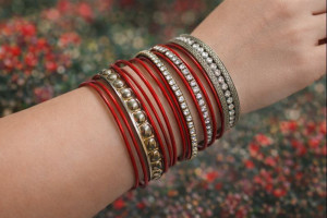 Браслет женский в ассортименте в наборе 4-5-6 шт.