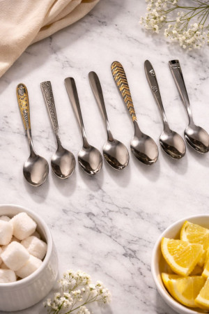 Ложка кофейная 10-12 см.1 шт.