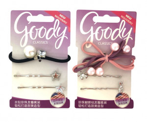 Резинка для волос и две невидимки в комплекте