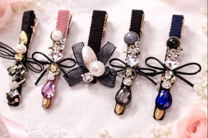 Заколка зажим 9 см.1 шт.