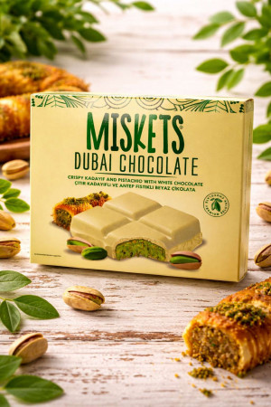 Шоколад Дубайский белый 100 гр.1 шт./12 шт. в коробке/