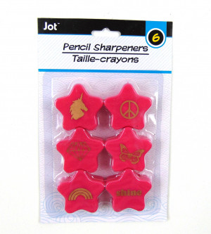 Набор точилок для карандашей 6 шт.