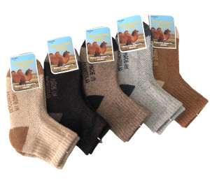 Носки детские термо 6-8 лет 80% шерсть верблюжья / 10 пар в упаковке/ 1 пара